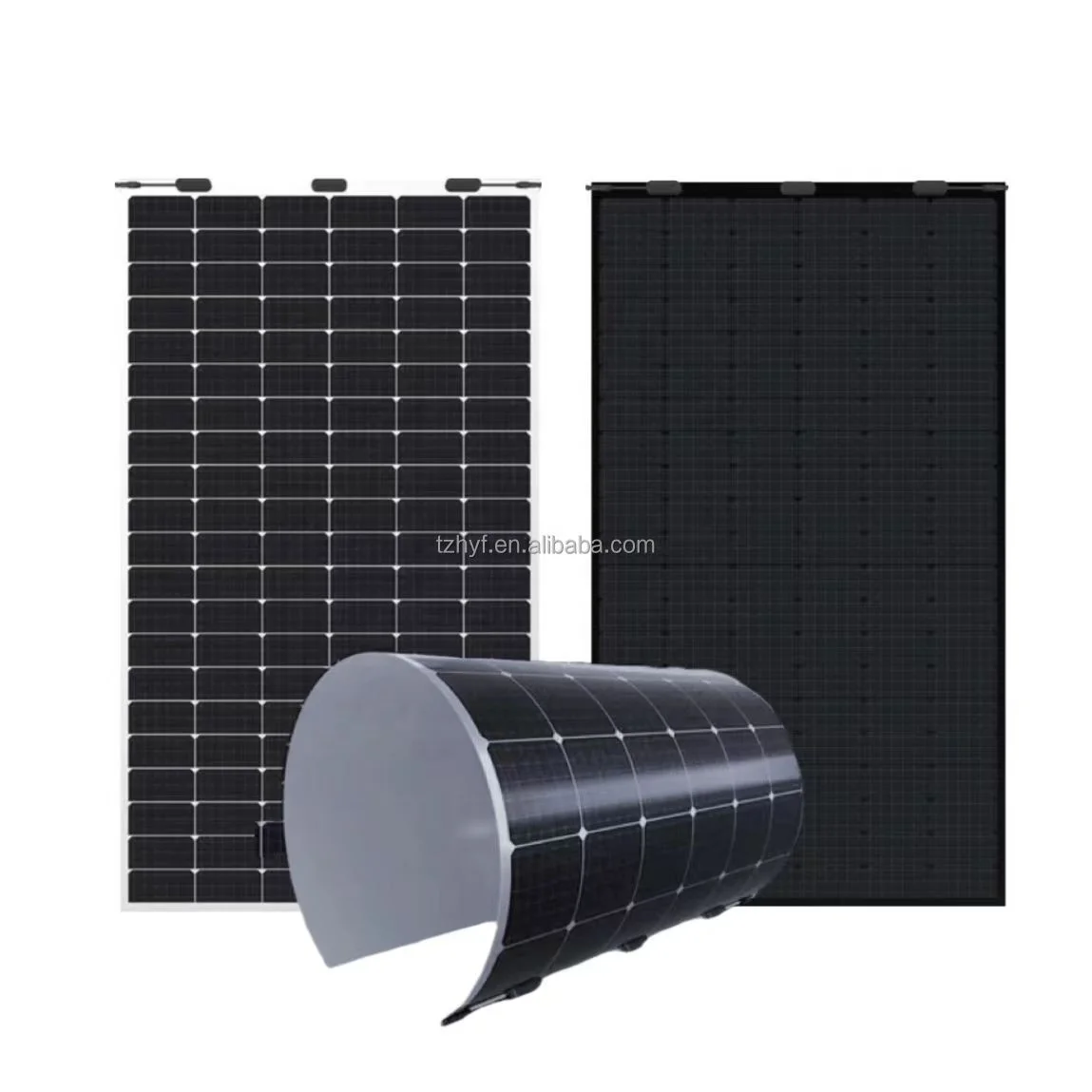 Light Weight 100w Monocrystalline Silicon Pv Panels Portable Flexible Monocrystalline Solar Panels