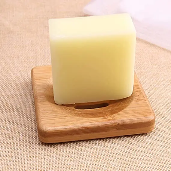 Custom LOGO Portable Wooden Natural Soap Dishes Tray Holder Storage Soap Rack Plate Box Container for Bath Shower Bathroom