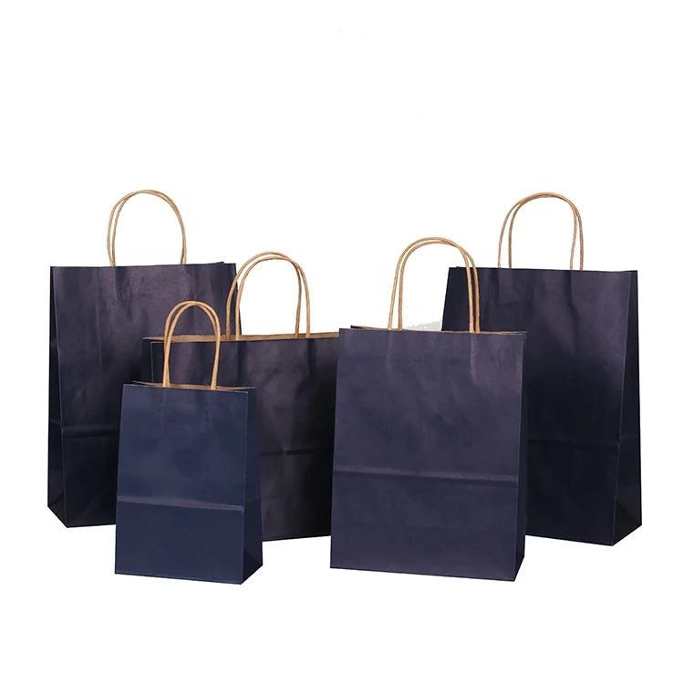 Wholesale Customized Printing Durable Recyclable Kraft PaPer Gift Bag For Packing