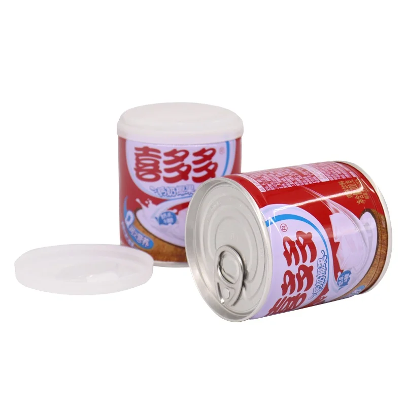 
15 Cans Hot Selling Special Milk Coconut Mixed Fruits Filling Canned Fruit Tin 