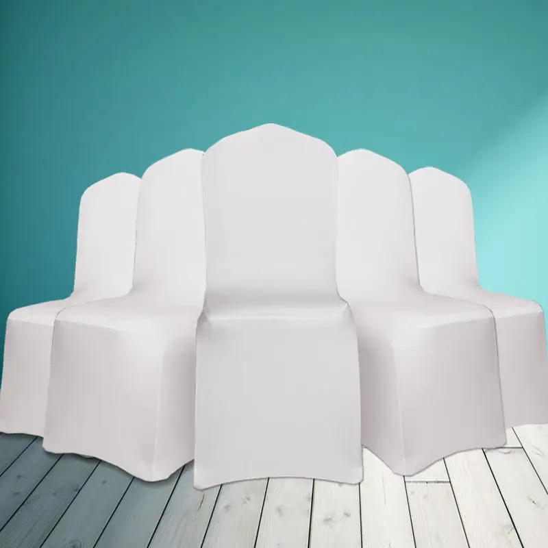China Cheap Wholesale Price Chair Slipcovers Spandex Banquet Chair Cover for Wedding Decor Chair Cover