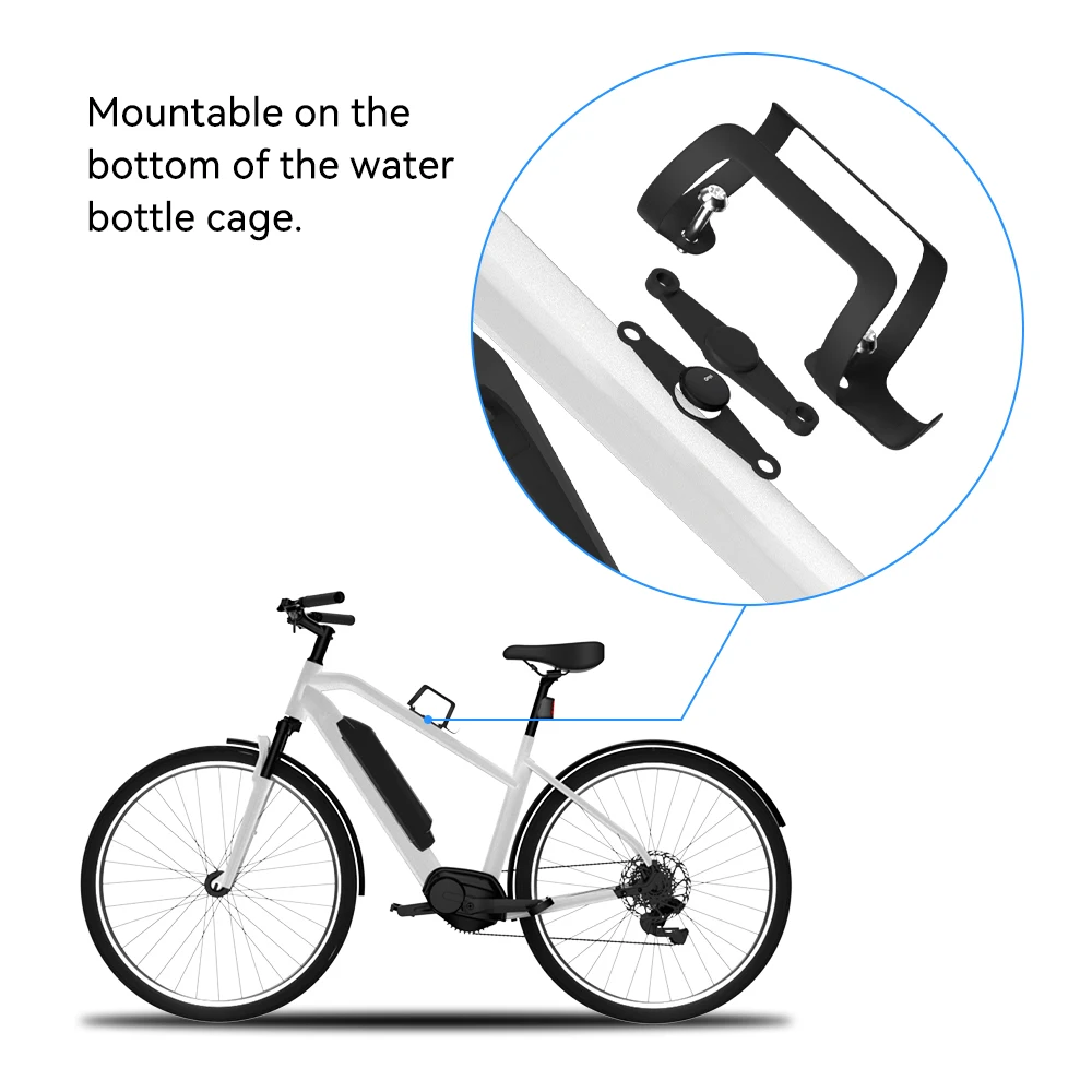 Smart Two-wheeler Vehicle Anti-lost Solution Findmy App Track Tag Ebike Mini Hidden Anti Theft Bike Tracking Bluetooths Finder