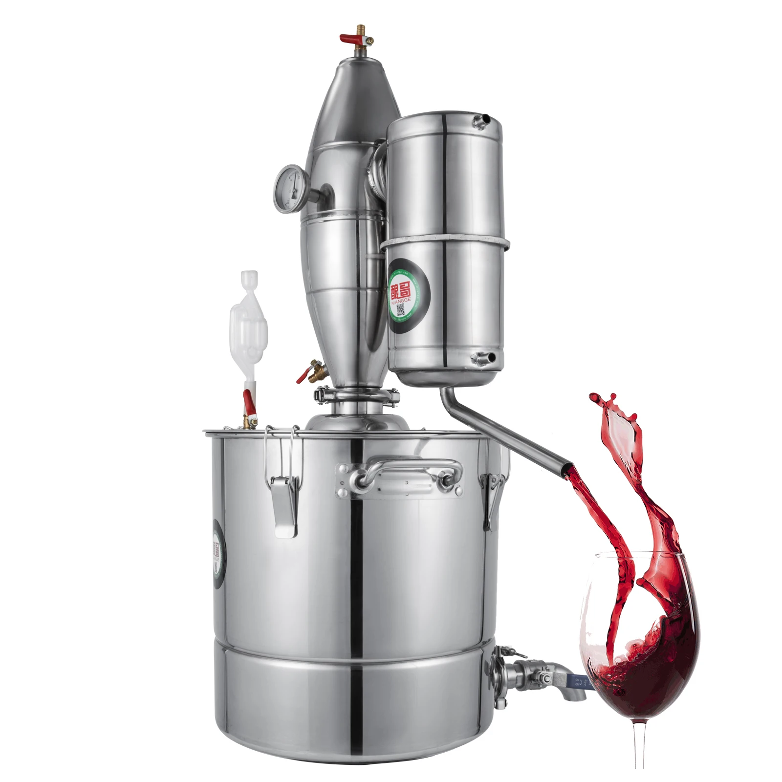 20L 30L 50L 70L 100LHot sale Micro Alcohol Distiller/Wine Beer Brewery Equipment