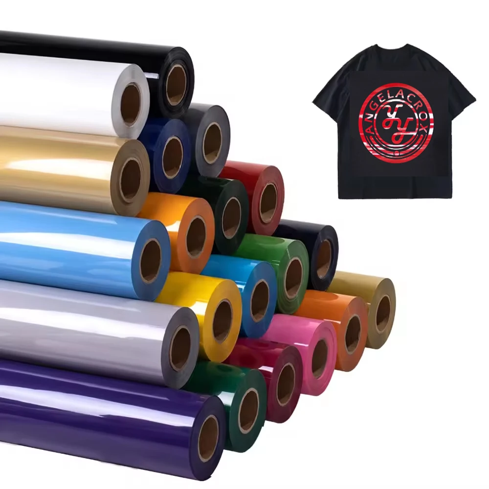 Custom Size HTV Iron-On Vinyl Transfer Film Easyweed High-Temperature Textile Transfer Film for Stretch Vinyl Mu Applications