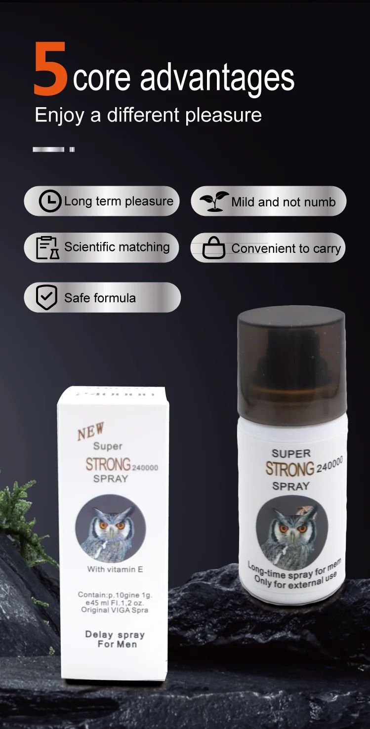 OEM ODM Sexual Enhancers 60min men sex delay spray Advanced Climax Control Desensitizing Sexual men sex time delay