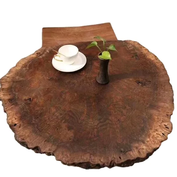 Very natural walnut coffee table Each piece is unique