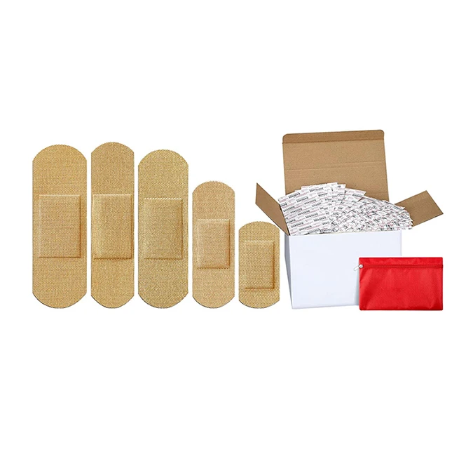 Hypoallergenic Spot Waterproof Band Aid Sterile Strips Wound Kids Medical Fabric Adhesive Plasters