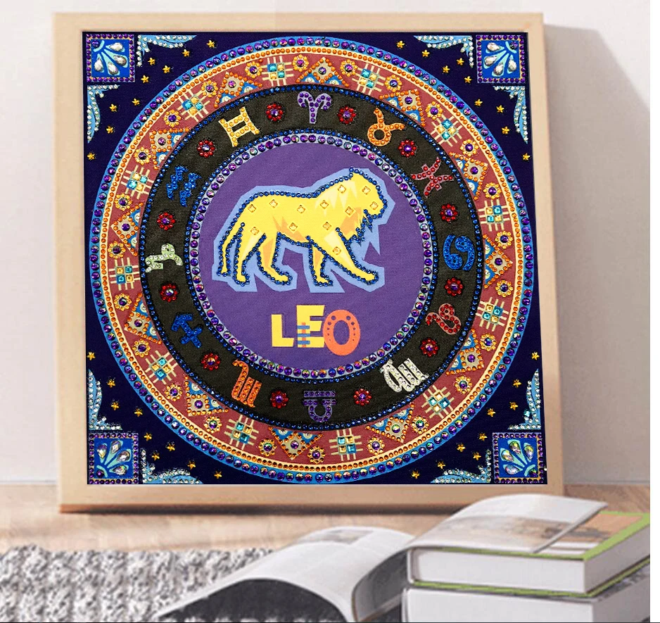 High quality 5D DIY diamond painting constellation zodiac crystal diamond embroidery cross stitch home decoration painting