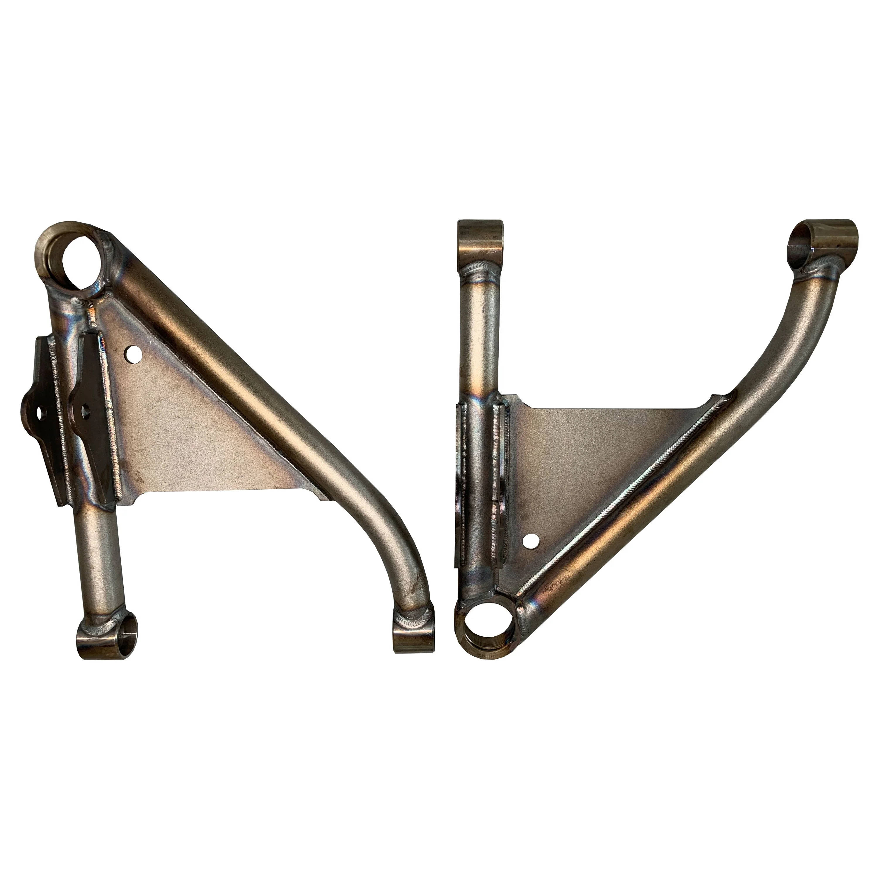 Upper control arms and lower control arms of 4130 Stainless Steel tubular control arms