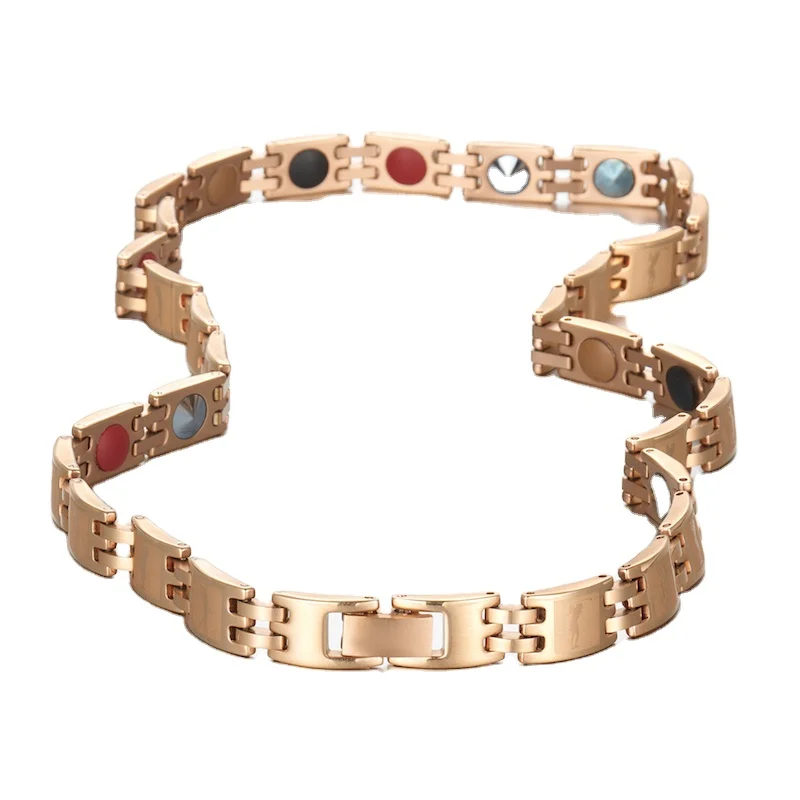 Healthy Energy Magnetic Necklace Germanium Titanium 99.99% Gift Necklace for Men and Women