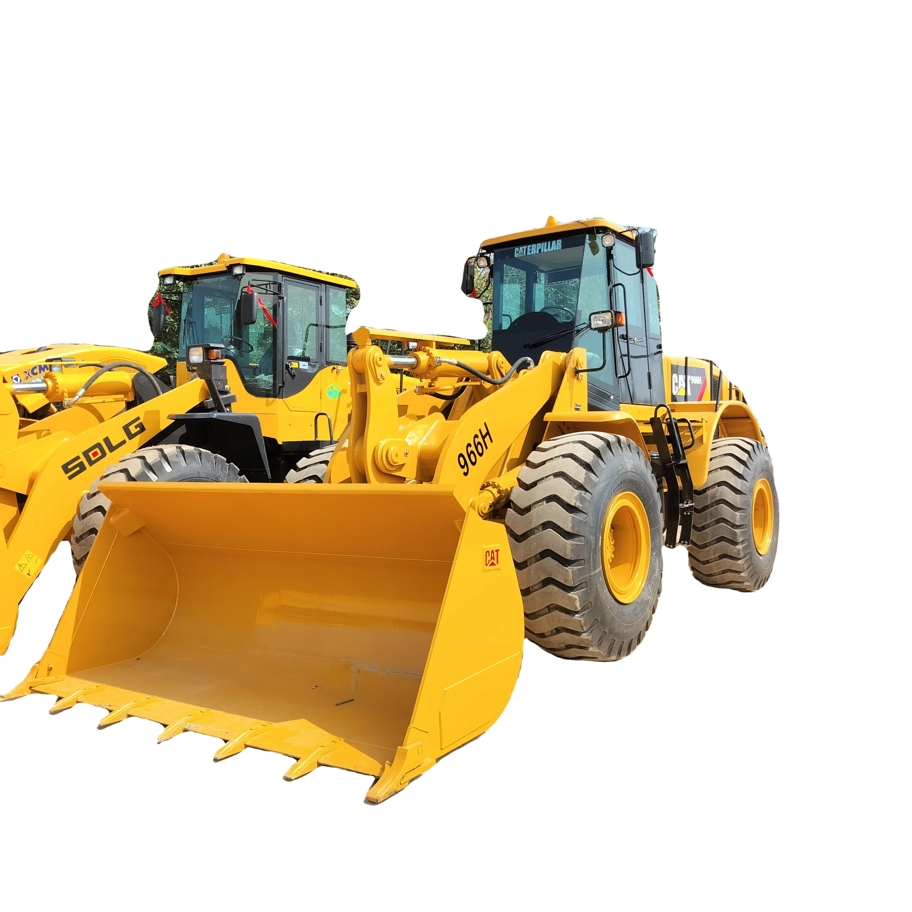 Используемый низкая цена Cat966h большой карьерный погрузчик удлиненная спина 6 тонн лопаты фронтальный