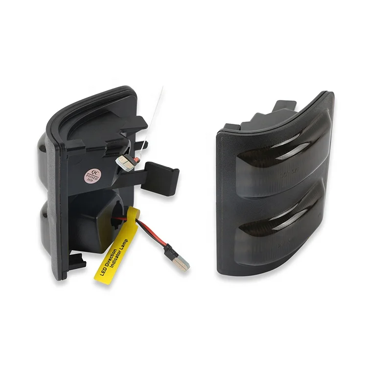 Smoke Sequential Switchback Side Mirror Marker Lights LED Turn Signals for Ford F250 F350 F450 Super Duty 2008-2016