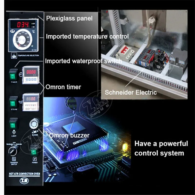 Industrial Deluxe Bakery Equipment Professional Bread Pizza Oven Customized 5 8 12 10 Trays Convection Oven for Snack Food Hotel