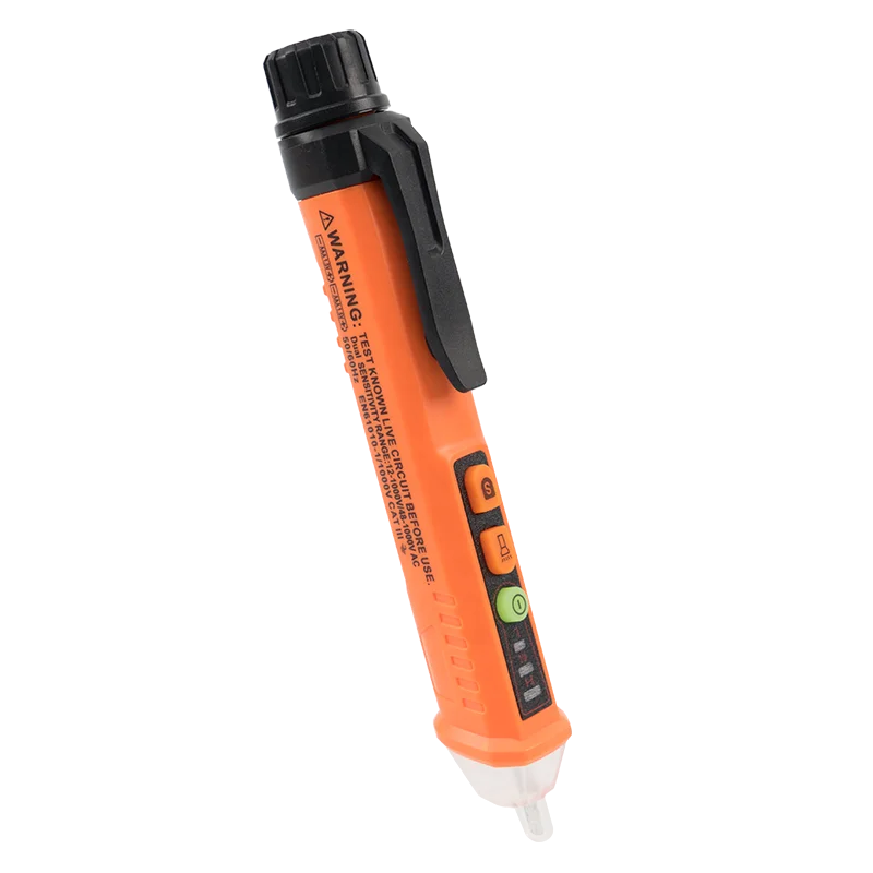 PEAKMETER PM8909 Craftsman Touchless AC live wire non-contact NCV detector voltage tester Pen Double Sensitivity Adjustment