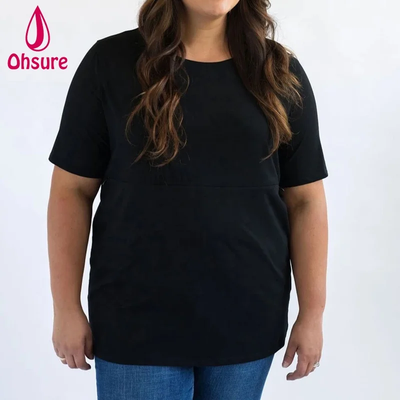 
Wholesale custom Bamboo Soft Nursing Clothing Yoga Fitness T Shirt Breastfeeding Tee maternity tops nursing t shirt 