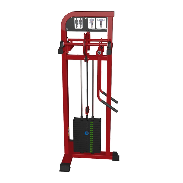 commercial Multi Functional Gym Pin Load Selection Shoulder Raise Standing for club gym equipment machine