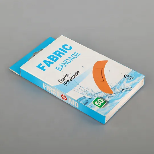 Direct factory-  First Aid Sterile Adhesive fabric Wound Plaster  100pcs/box,/fabric plaster