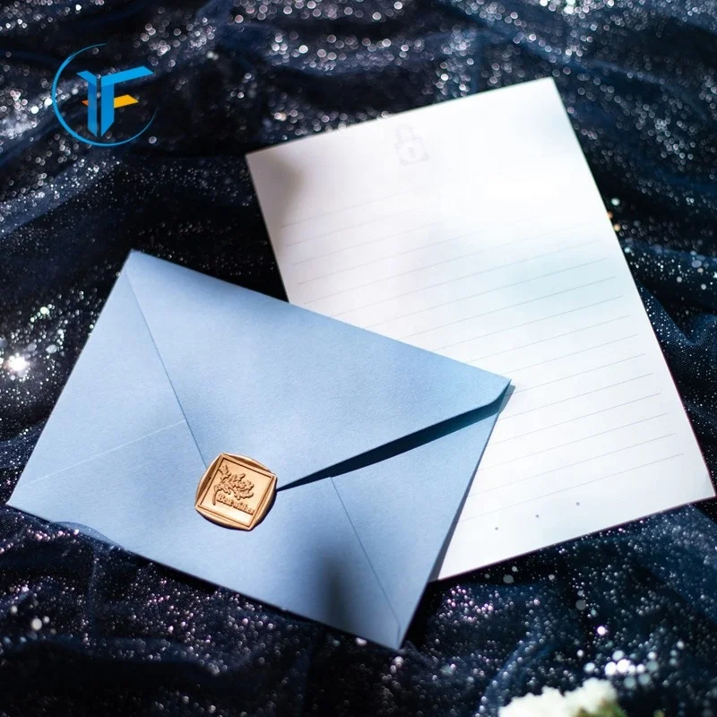 Custom printing cardboard envelopes gift packaging cmyk printing small gift envelopes