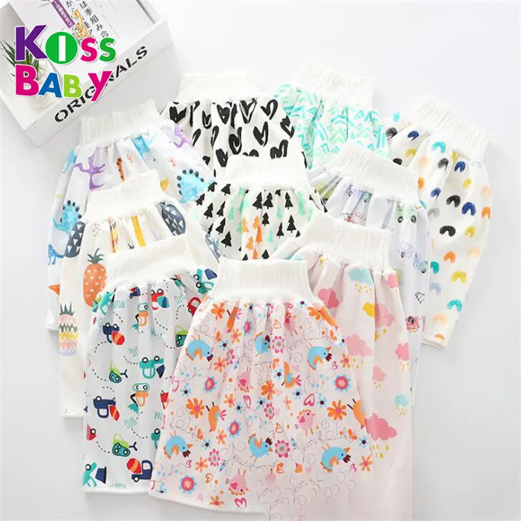 Удобная многоразовая детская юбка для подгузников для взрослых шорты 2 в 1 ткань моющаяся Водонепроницаемая детская юбка для подгузников для малышей