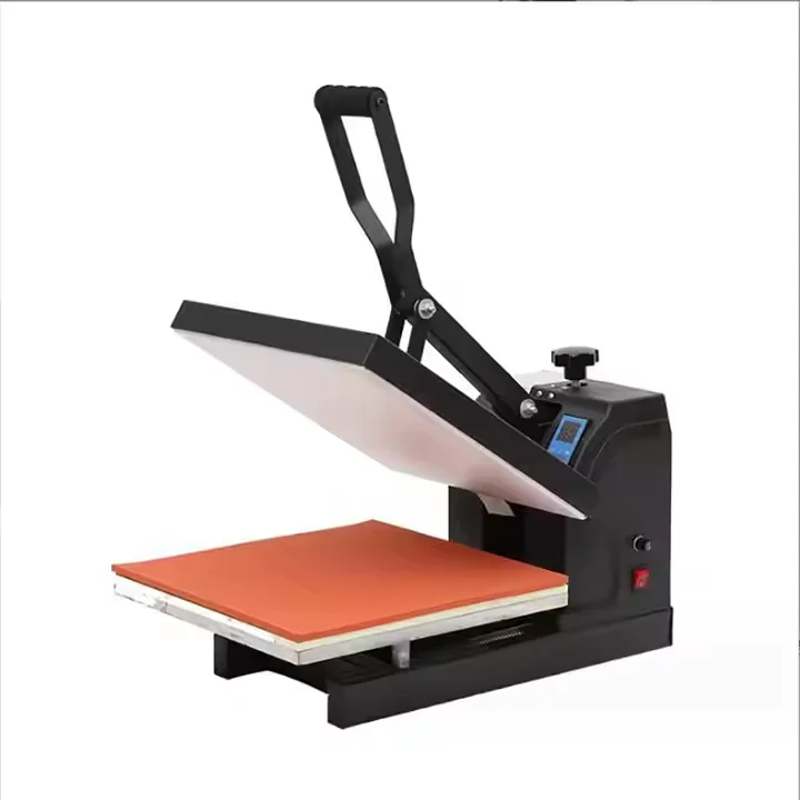 38*38 Flat Manual Heat Press Machine New Digital Flatbed Transfer for T-Shirts & Clothing Personalized Custom Ironing Press