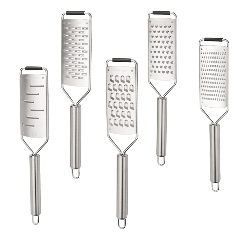 Кухонные инструменты из нержавеющей стали, многофункциональная ручная терка для сыра, овощерезка, набор различных форм
