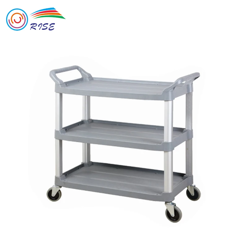 
Mobile Plastic /Aluminium Restaurant And Hotel Dining Room Food Serving Cart Trolley 