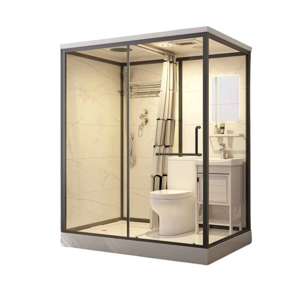 Best Price Bathroom Prefab Modular Popular Design Prefabricated Hotel Bathroom Integrated Shower Bathroom