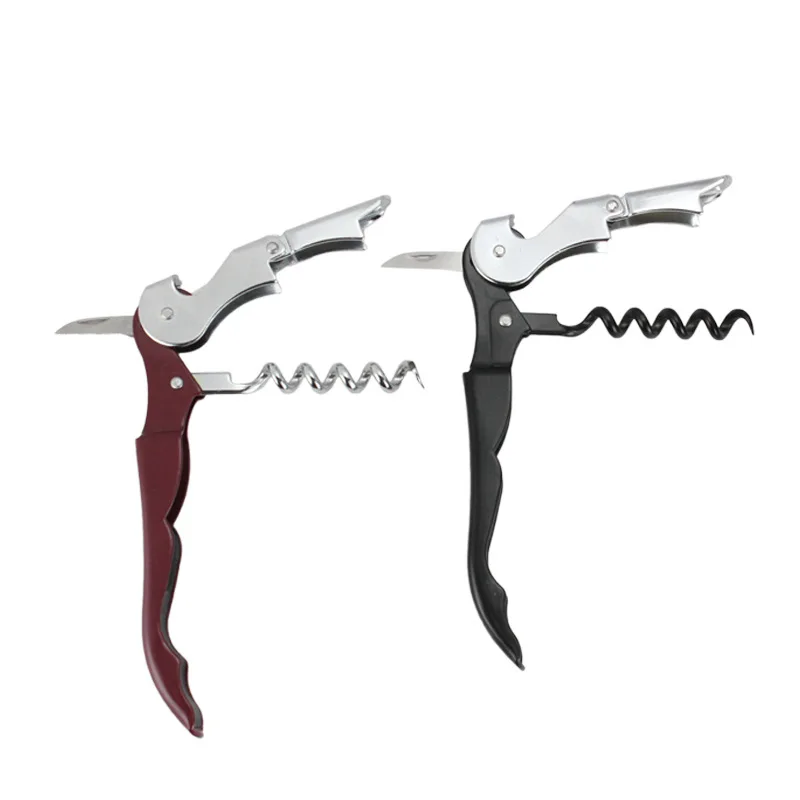 New design personal custom logo print metal wood bottle openers turning handle wine laser blank wooden opener bottle opener