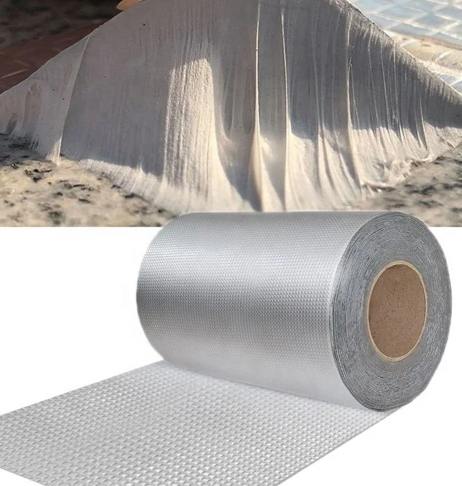 Double sided Sealing Repair Roof Cracks Super Viscous Force aluminum foil butyl rubber waterproof tape marine butyl tape