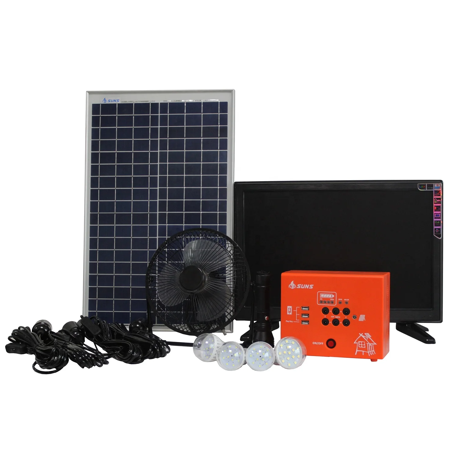 Factory direct sale 2022 high quality solar panel system kit complete 15W 20W home solar power energy system