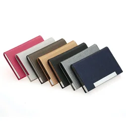 Factory price metal leather business card holder wear-resistant business card holder