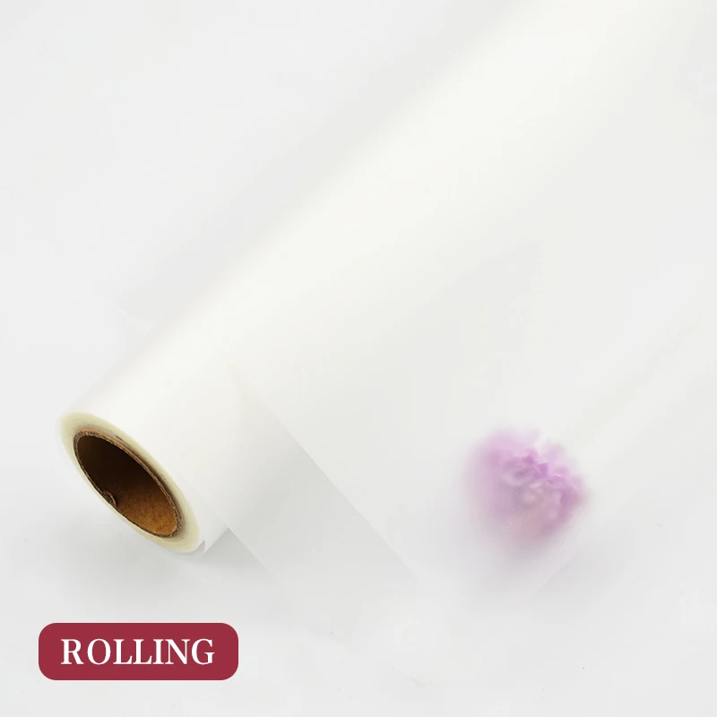 
Simple anti-static match for bouquet wrapping packaging semitransparent paper roll 
