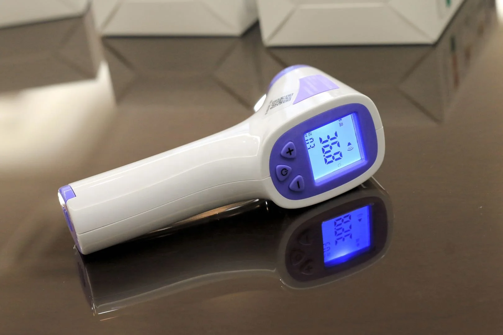 
Manufacturer Digital No contact Infrared Medical forehead Thermometer Capacity 50000pcs per day 