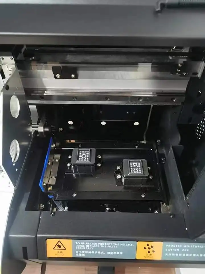 60cm dtf printer with double xp600 printhead with powder shaker machine cmyk+white color