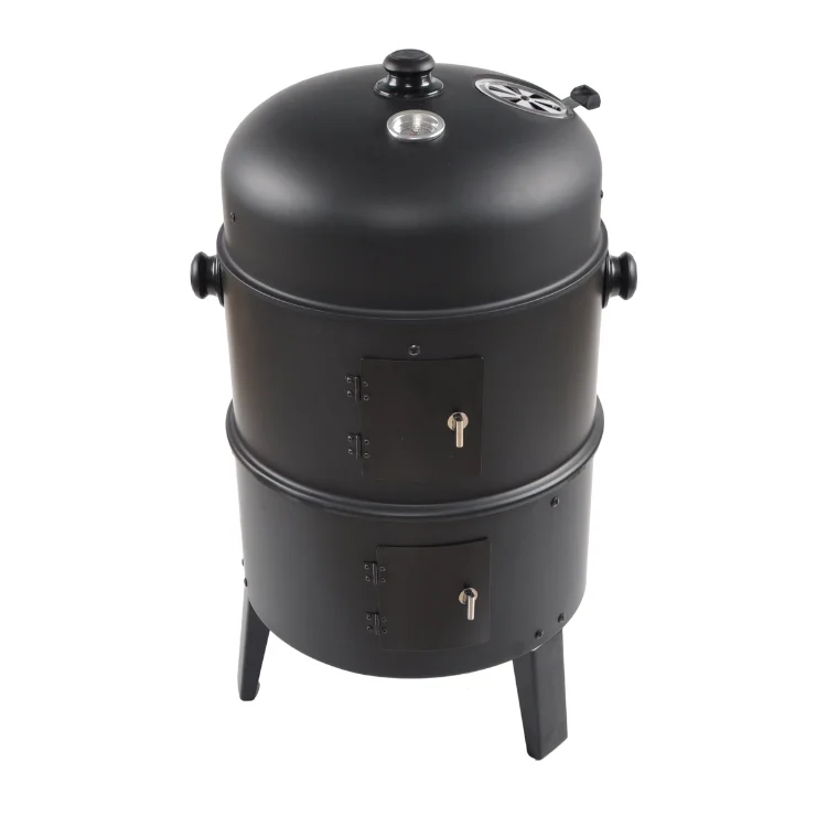 Eaynon Carbon Steel High Pressure Outdoor Picnic Garden Party Holiday Wood Painted Restaurants BBQ Barbecue Grill