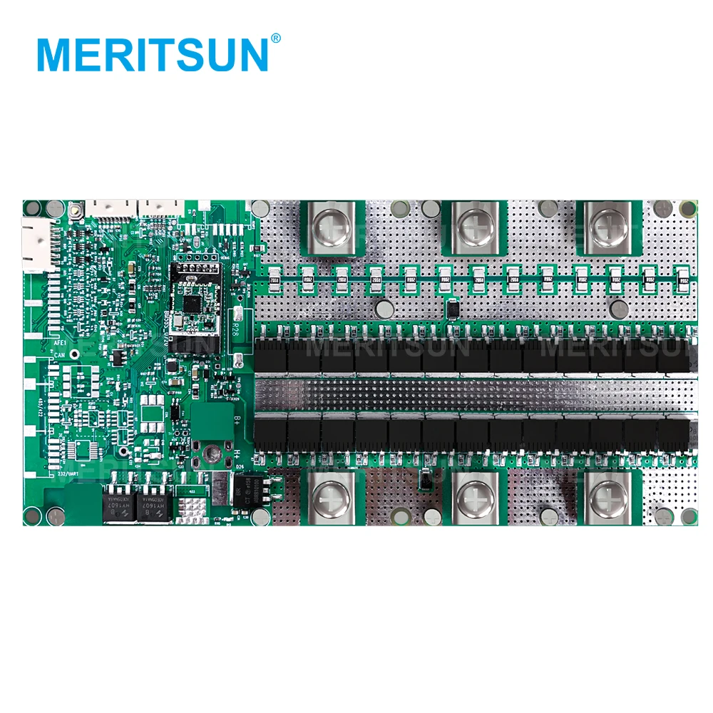 MeritSun BMS 4S 100A 120A communication port 12V LiFePO4 Battery