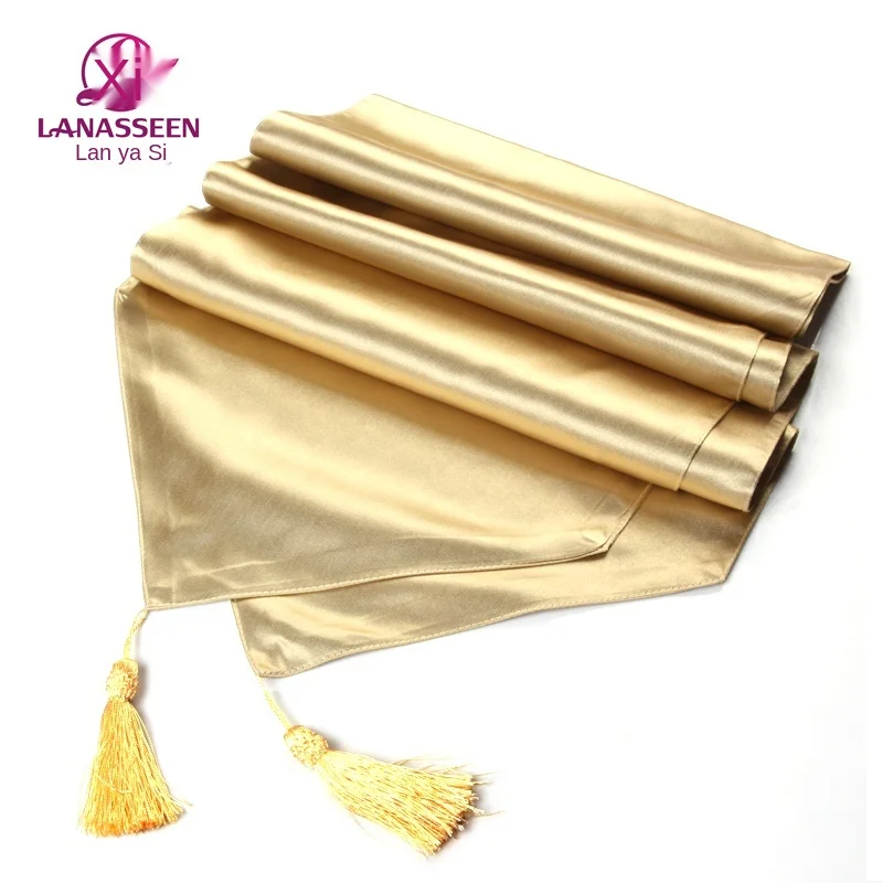 Selling New Creative Wedding Double Layer Rosette Decoration Tablecloth