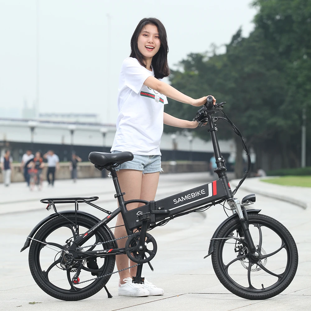 New design 20 inch 350w ebike foldable electric bike Removable Lithium Battery Electrical electric folding bicycle for sale