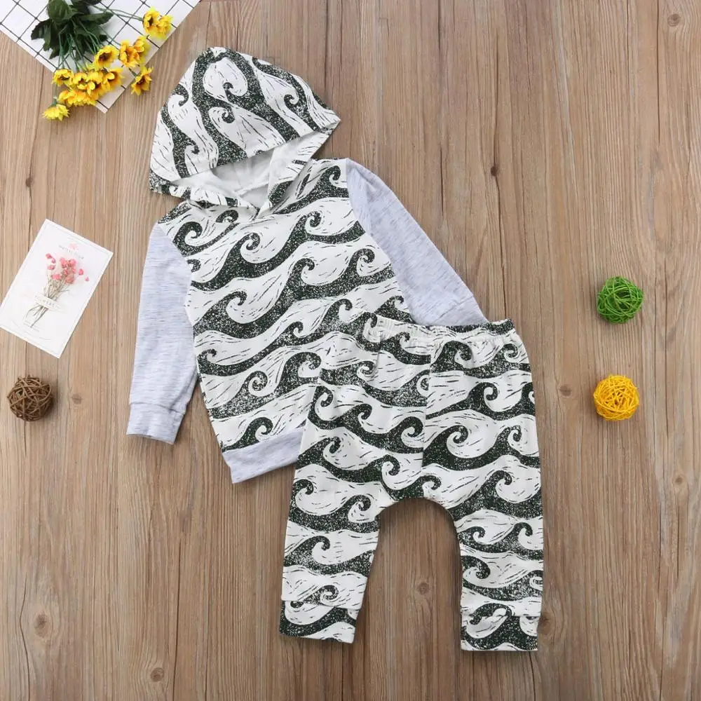 
Whole Baby CDlothing Sets Baby Boys Girls Hoodies Outfits Boutique Clothing Baby 2 Piece Set 