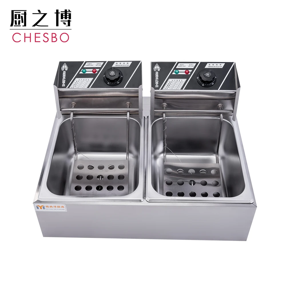 5000W 12 Liter Oil Capacity Electric Continous Potato Chips Deep Fryer Machine with Stainless Steel Basket