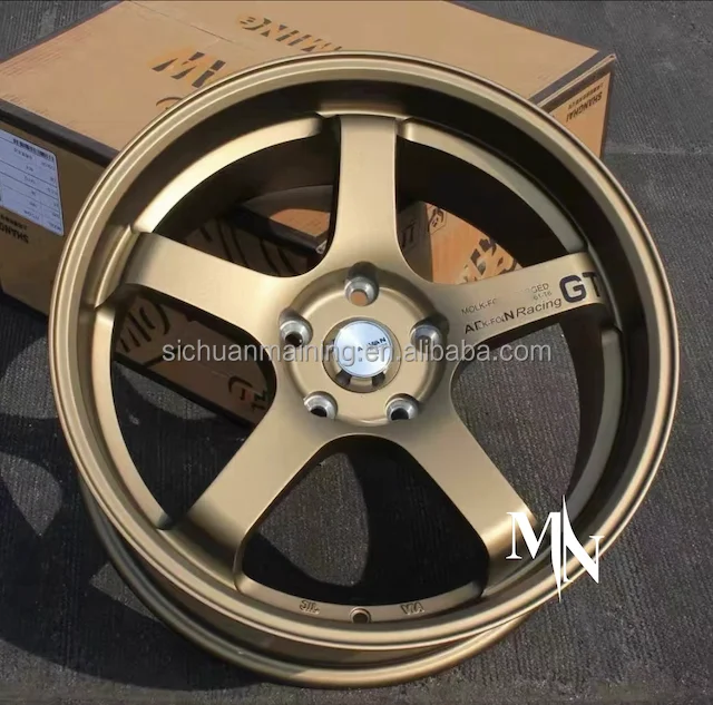 15 16 17 18 19 Inch Wheels 5x108 5x114.3 5x120 5x112 Silver Concave Design Alloy Racing Car Wheels Passenger Car Wheels Rims