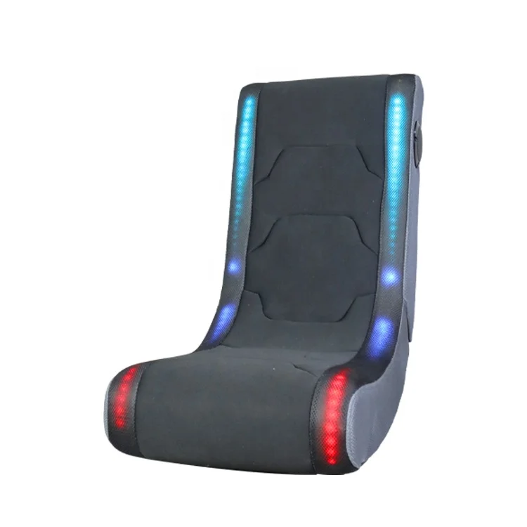WSF 3716 Rocking chair with LED light Floor Foldable Rocker Game Chair Music Rocking Gaming seat with blue tooth Speakers