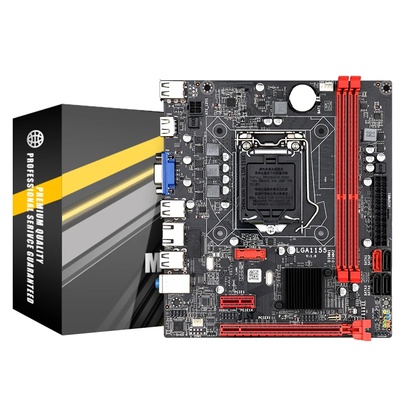 Материнская плата B75M DDR3, материнская плата для настольного компьютера, все твердотельные 1155 контактов