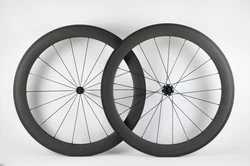 TB2556 New T700 24/38/50/60/88mm Carbon Racing Wheelset Clincher Tubular Road Bike Bicycle Wheels Super Light Carbon Wheels