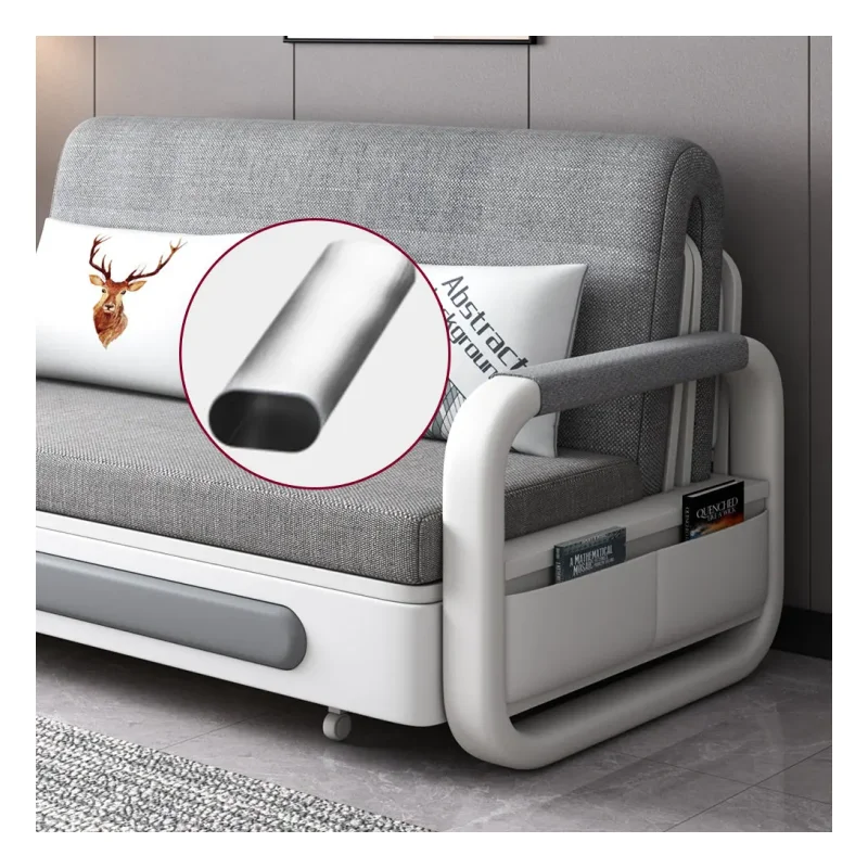 Low prices modern corner convertible folding sleeping sofa bed with storage multifunctional single double sofa bed