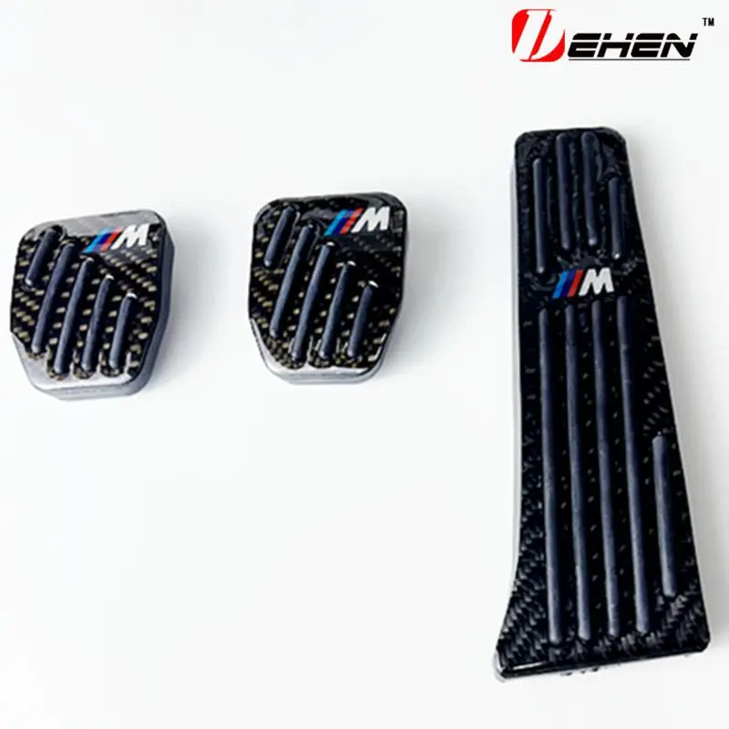 Car Accelerate Brake Pedal Real Carbon Fiber For BMW 1 3 4 5 6 7 Series G20 G22  G26 G30 G32 G05 G01 G02 G05 G07 G29 G11 G14