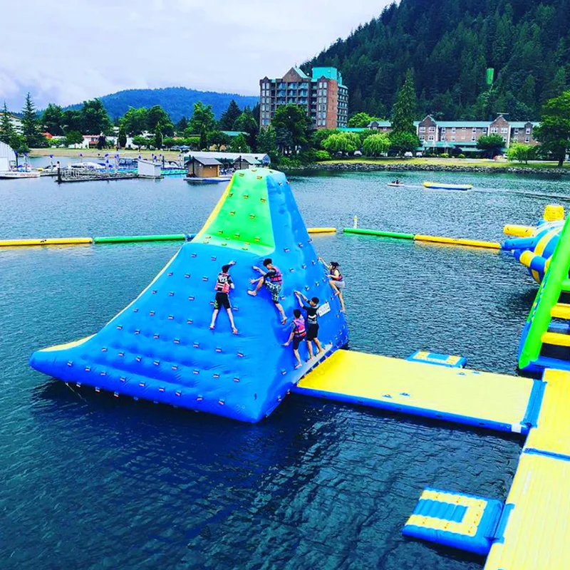 Custom Inflatable Floating Sea Lake Pool Water Park Obstacle Course Water Play Sports Entertainment Aqua Parks