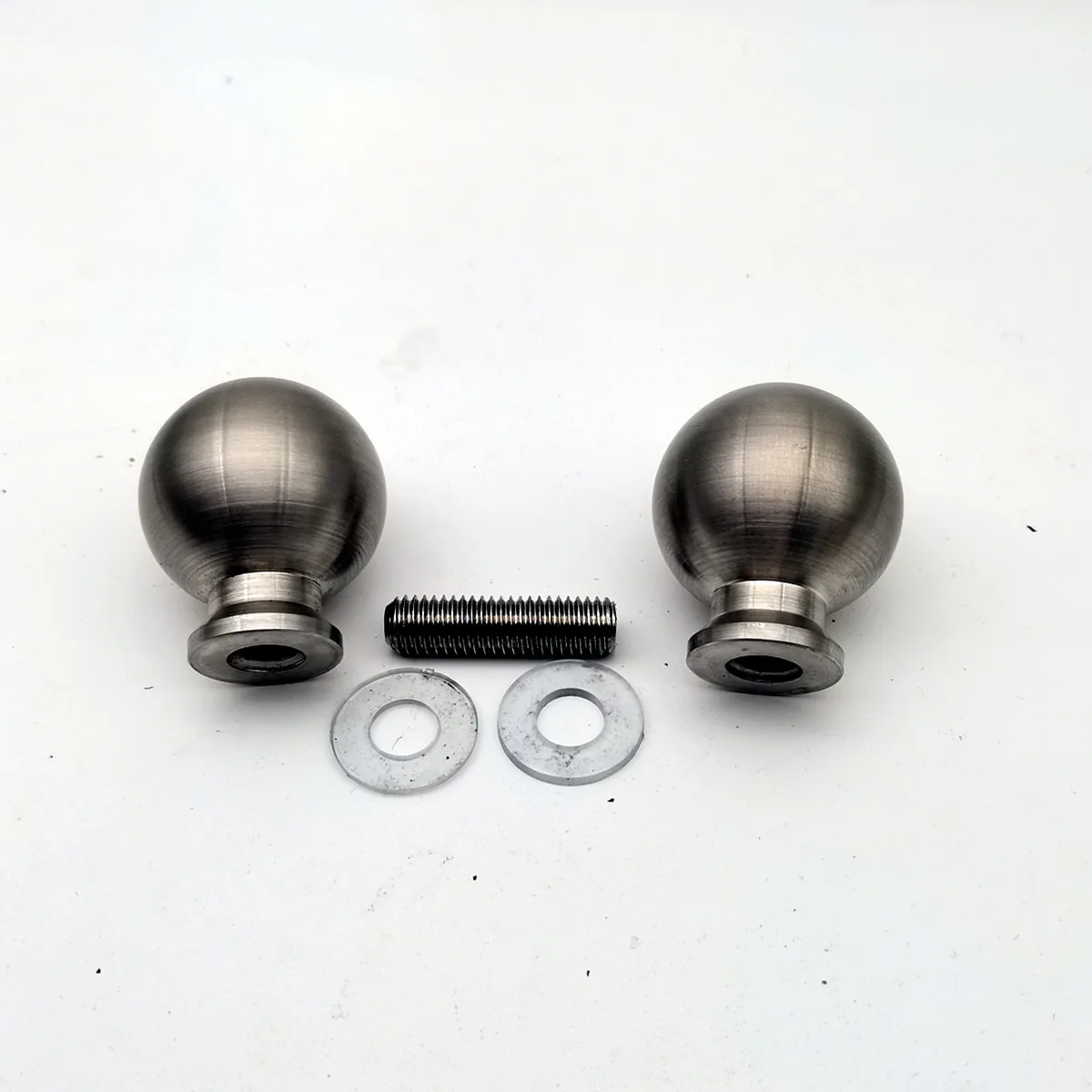Factory Directly Stainless Steel 304 Solid  Round Ball Luxury Door Knob Set Handle with Satin Finished Diameter 25mm