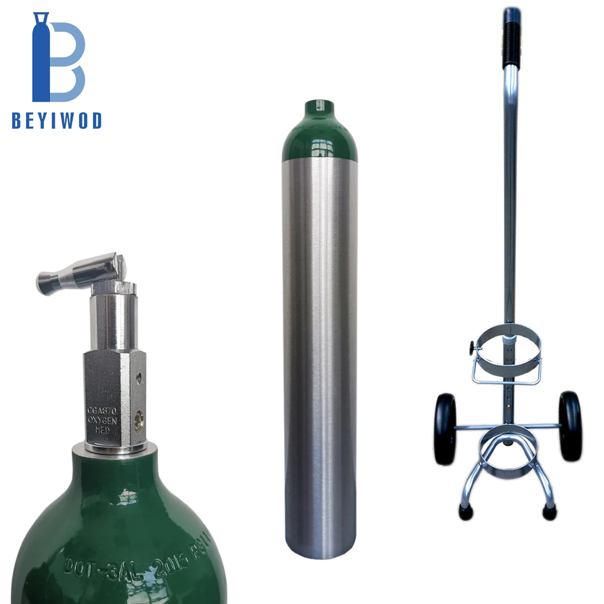 China supply 10 liter oxygen cylinder factory sale medical oxygen cylinder 10 L manufacturer oxygen cylinder sale