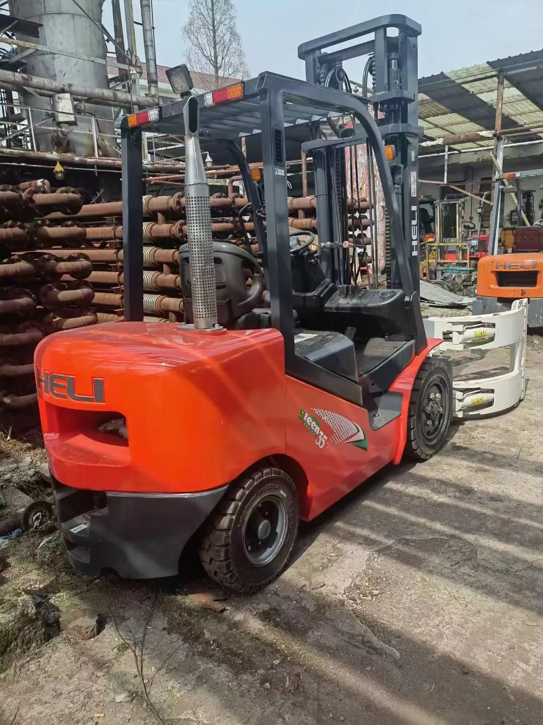 3.5ton Used China HeLi forklift K35 secondhand  Multifunction forklift parts for sale
